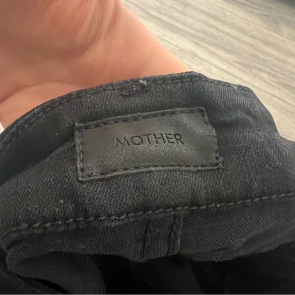 Mother The looker frayed ankle black jeans - Picture 5 of 6